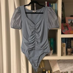 TCEC blue bodysuit